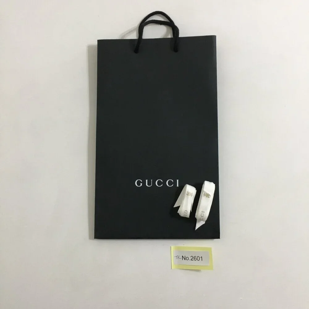 GUCCI Gift Bag w/ 2 Ribbons Size 15